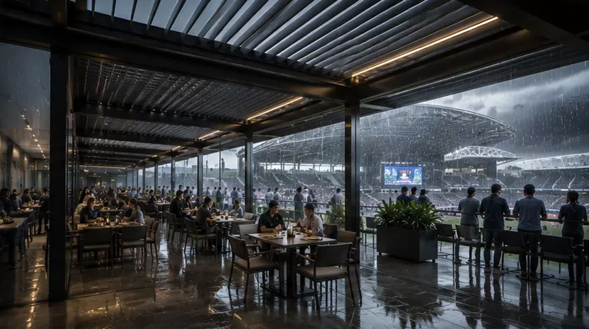 Comfortable viewing and gathering areas