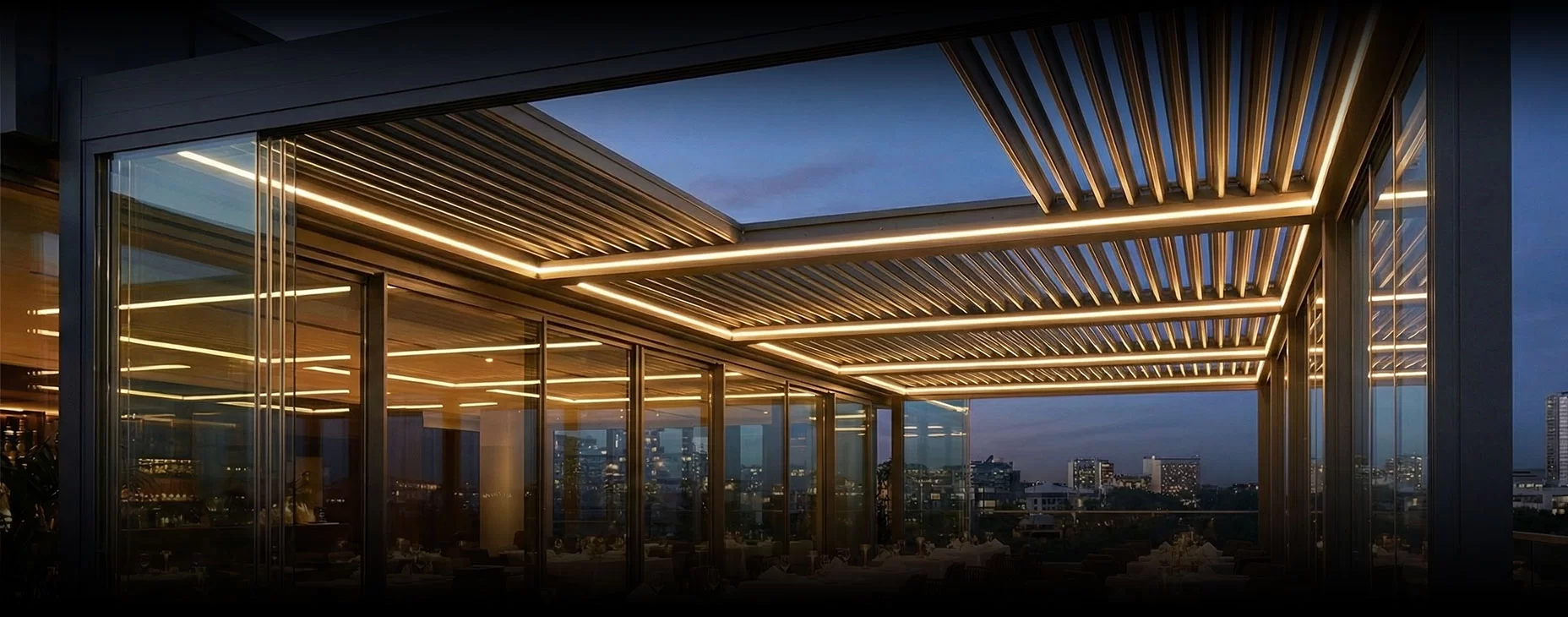 Bioclimatic Pergola Systems for Food &amp; Beverage Spaces