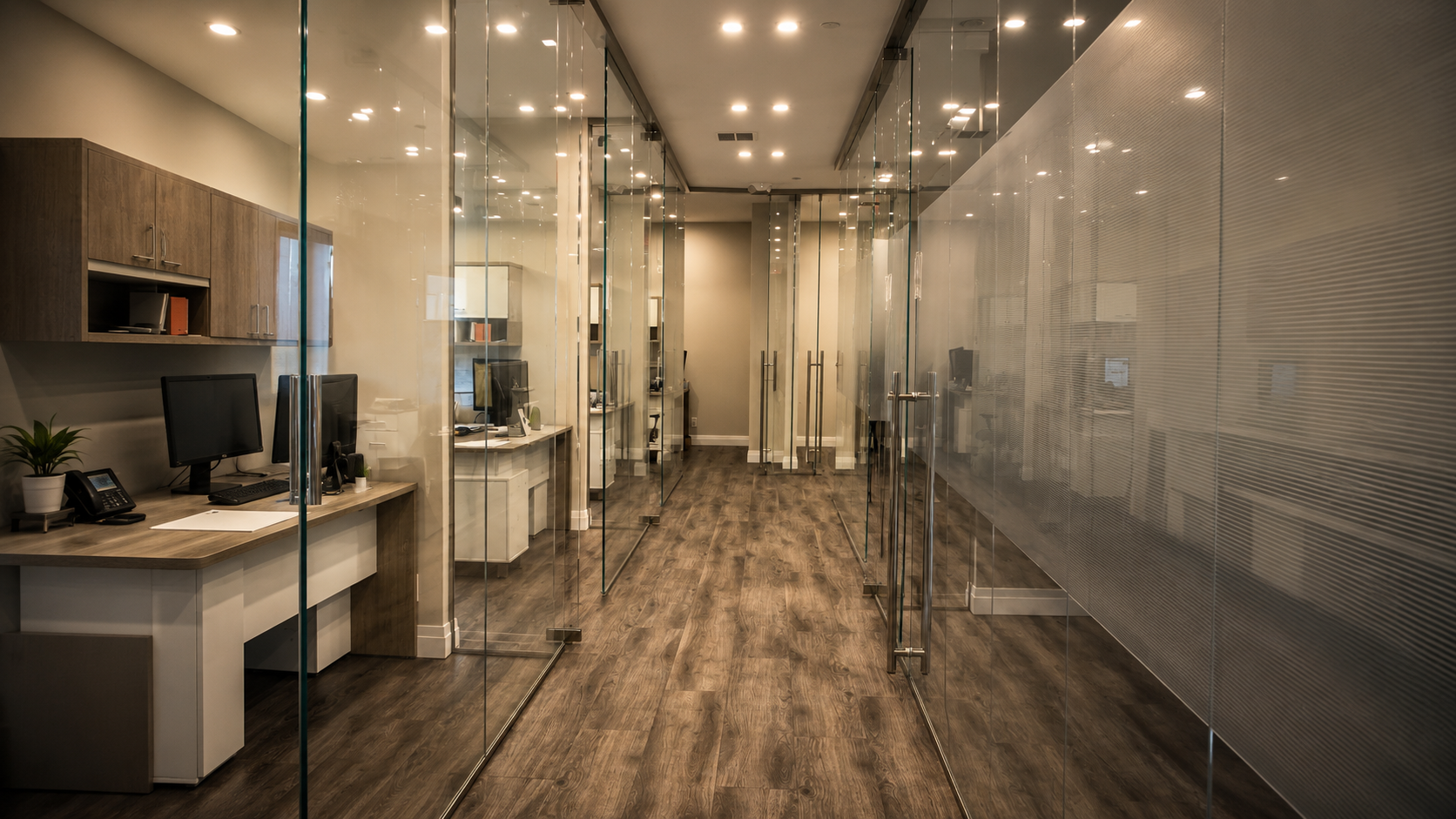 Office Partition System - Full Glass - New York